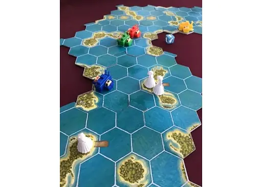 Настольная игра Super Meeple Королева Миссисипи (Mississippi Queen) (англ.) (SMPMQ01NA) - фото 3