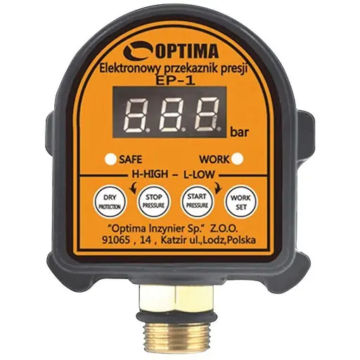 Электронное реле давления Optima EP-1 с защитой сухого хода (8798) - фото 1