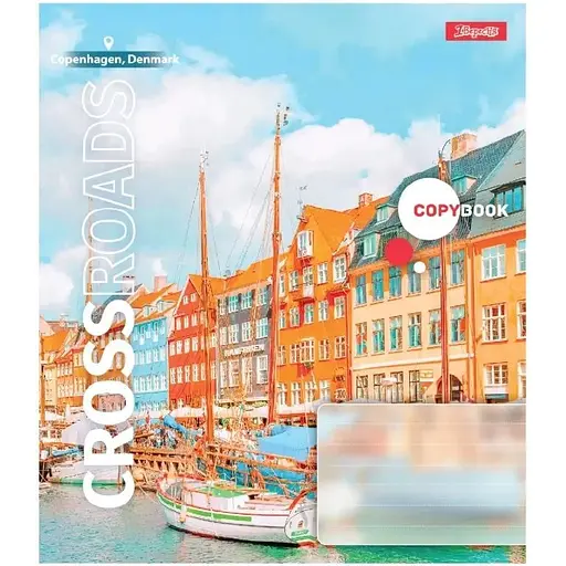 Зошит учнівський "Crossroads" 1 Вересня 768093 96 аркушів Різнокольоровий - фото 1