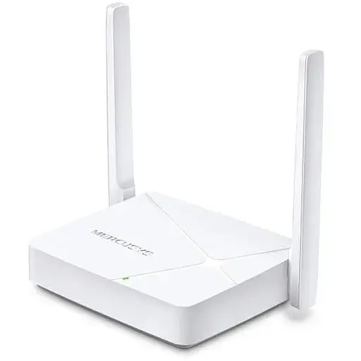 Роутер Mercusys MR20 Wi-Fi 802.11ас, 750Mb, 2 LAN 10/100Mb, режим точки доступу, швидке налаштування безпеки