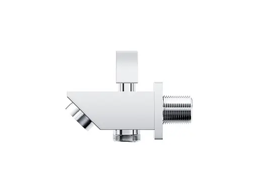 Душова система Corsan Ango 30 хром з виливом + BOX прихованого монтажу ZA30MCHW, Хром - фото 4