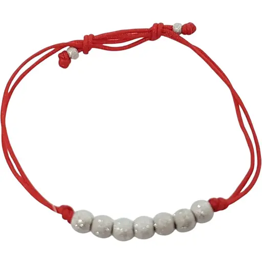 Браслет из текстиля Qvaliz с серебряными вставками. 90501237