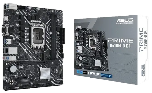 Материнська плата Asus H610M-D Prime D4 LGA 1700 (PRIME H610M-D D4)