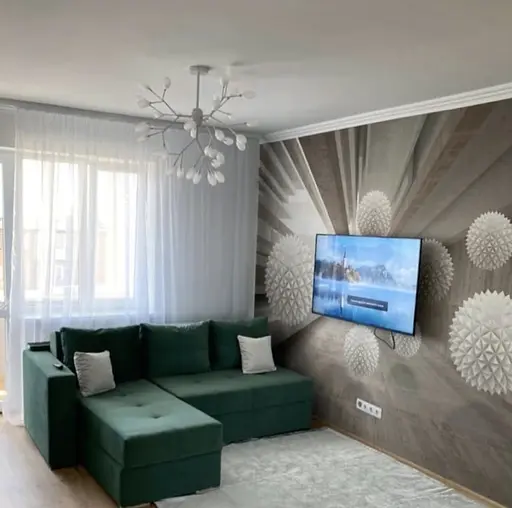 Стельова люстра в білому кольорі з пелюстками | Арт. H 908/27 WT | Line F - фото 6