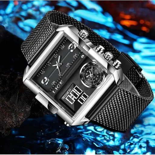 Тактические мужские часы Lige Maxi - фото 9