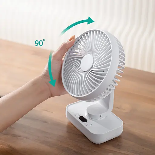 Вентилятор настольный беспроводной GXQC D606Y белый - фото 3