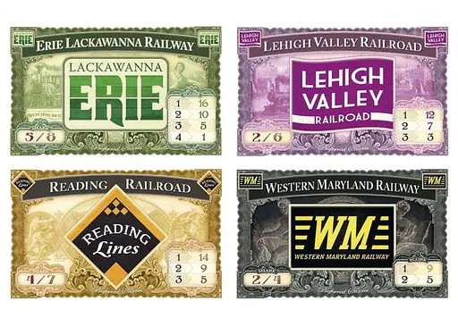 Настільна гра Days of Wonder Квиток на поїзд - Колекція карт №5: Сполучене Королівство та Пенсильванія (Ticket to Ride - Map Collection 5: United Kingdom & Pennsy) (англ.) (DOW720123) - фото 4