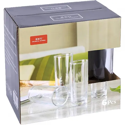 Склянка висока 310 мл H012, 6 шт. в уп.