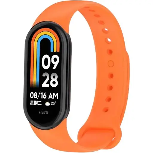 Ремешок DK CDK для Xiaomi Mi Smart Band 10 Silicone Sport Band (015812) (orange)