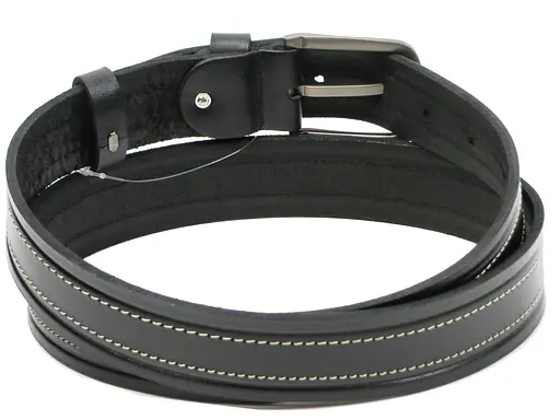 Ремінь шкіряний Skipper чоловічий 126-146х3,8 см acs0017383 - фото 4