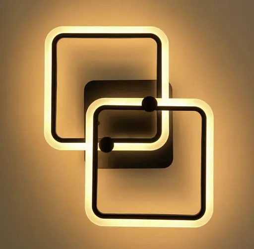 Стельова мінімалістична LED люстра в чорному корпусі Line.F RGB підсвітка Немає - фото 2