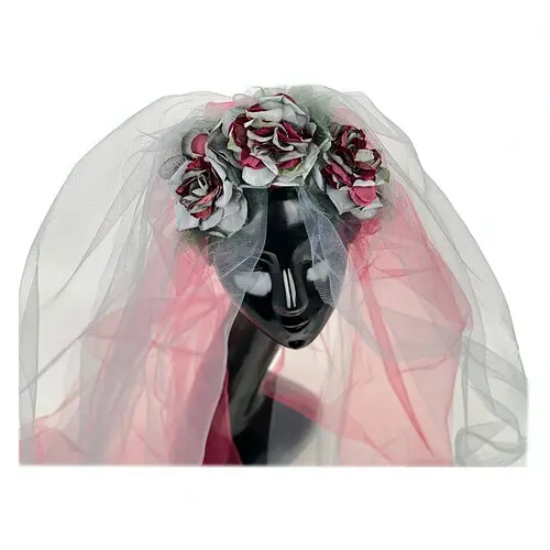 Обруч чаклунка Гертруда з фатою - фото 1