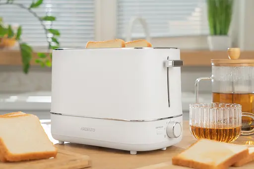 Тостер Ardesto T-F420B 800 Вт пластик 2 слоти білий - фото 2