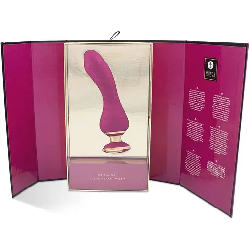 Вибратор для точки G Shunga Sanya Raspberry - фото 5