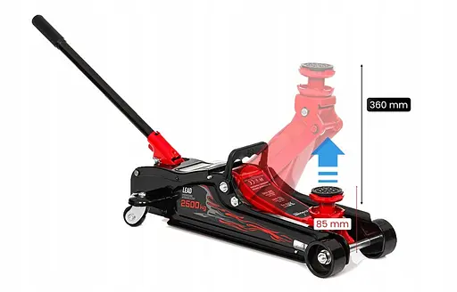 Домкрат гідравлічний 2.5т Lehmann Lead - фото 9