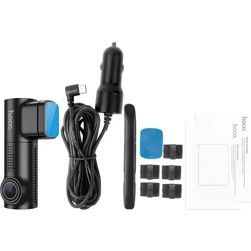 Автомобильный видеорегистратор Hoco DV1 Driving Recorder Black [122312] - фото 2