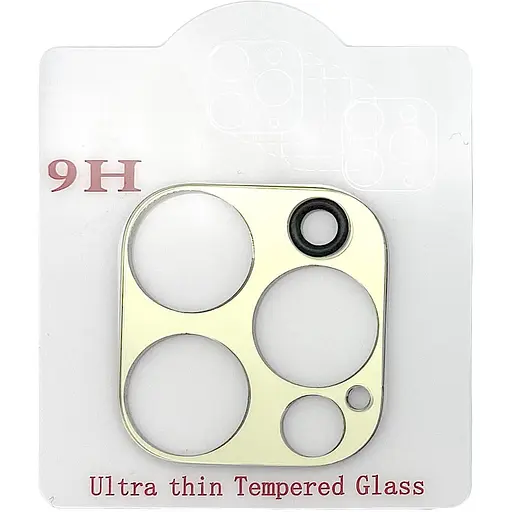 Захисне скло на камеру DK 3D Color Glass для Apple iPhone 12 Pro gold