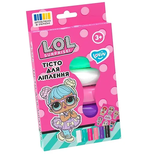 Набор для лепки с тестом L.O.L. Surprise! Lovin LOL41245 в стиках 6 цветов - фото 3