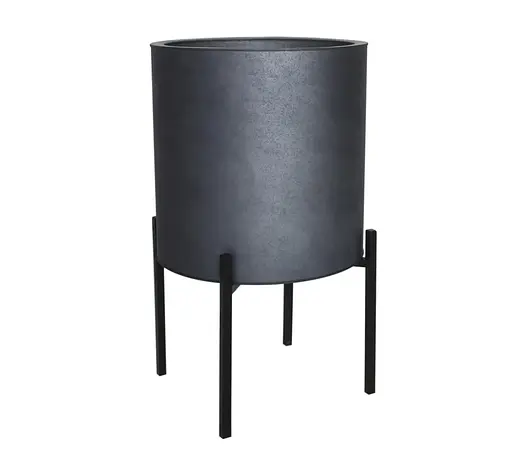 Кашпо Engard на металевій підставці 35х35х60/35х35х35 см (ME-05) - фото 2