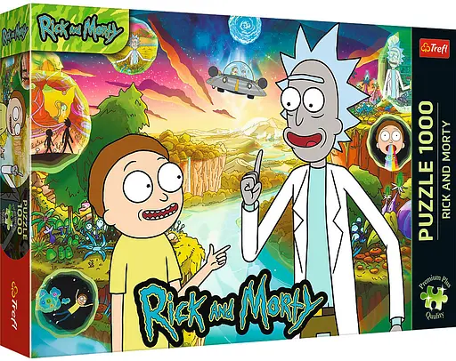 Набір Пазли (1000 елм.) - "Рік і Морті"/Trefl - фото 1