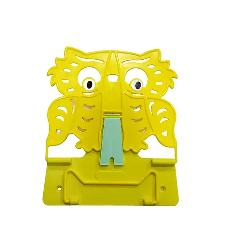 Підставка для книг №4 "Сова" 631569 Irbis пластикова, в пакеті (4820098991365) Жовтий Вид 20 - фото 1