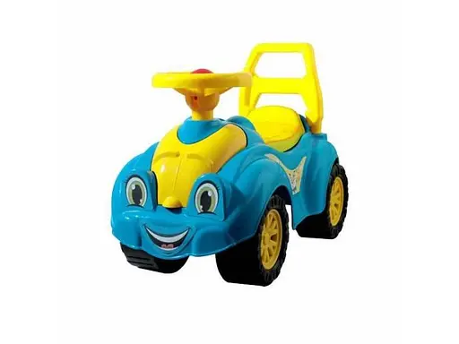 Автомобиль для прогулок - толокар ТехноК голубой - фото 1