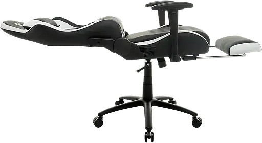 Геймерське крісло GT Racer чорне з білим (X-2534-F Black/White) - фото 6