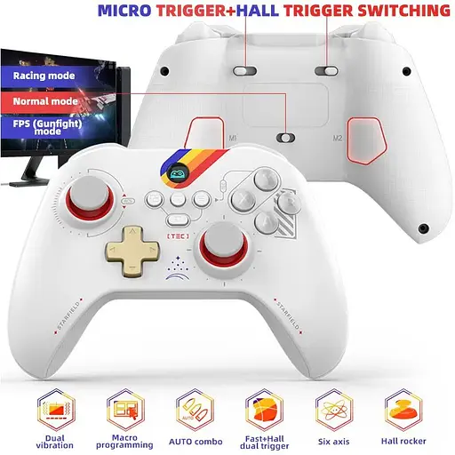 Бездротовий геймпад Z03 FPS для Android/iOS/Switch/ПК, 800 Гц, 3 режими - фото 2