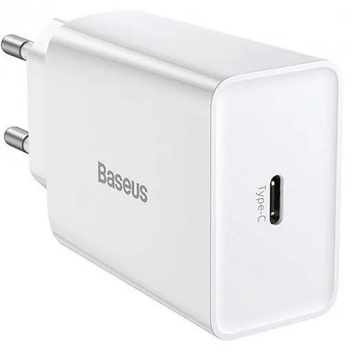 Зарядний пристрій Baseus 20W QC 1С White (CCFS-SN02) - фото 4