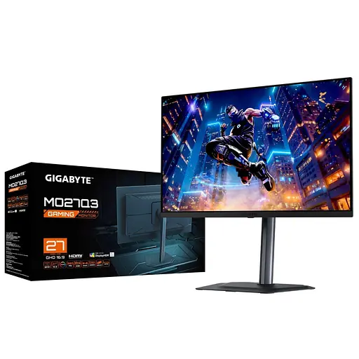 Монітор Gigabyte 27" MO27Q3 Gaming Monitor QD-OLED QHD OLED 360Hz (MO27Q3 Gaming Monitor) - фото 7