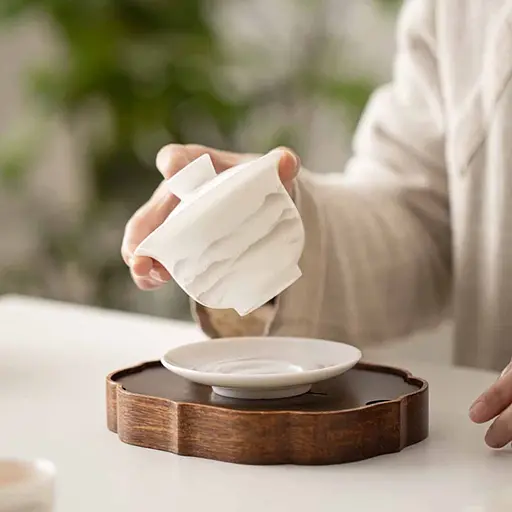 Гайвань Белый Фарфор Далекие Горы 180 мл - фото 8