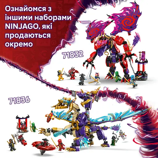 Конструктор LEGO Ninjago Arc Dragon of Focus 869 деталей (71836) - фото 15
