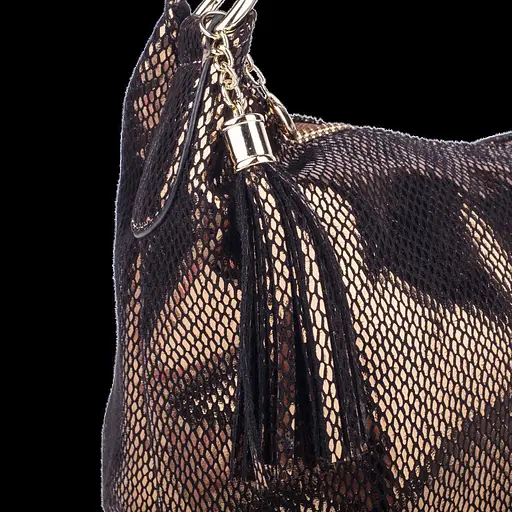 Жіноча сумка Realer P112 антична латунь - фото 4