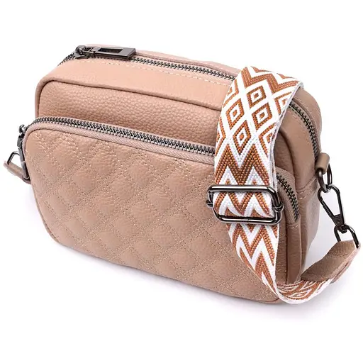 Кожаная женская сумка Vintage 21х15х7 см sum0026585 - фото 1