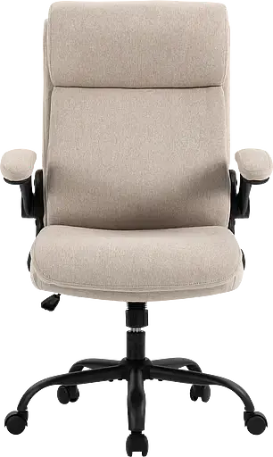 Офисное кресло GT Racer бежевое (B-3021 Fabric Beige) - фото 2