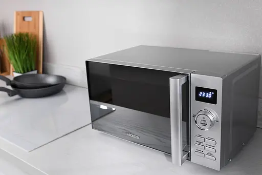 Мікрохвильова піч Ardesto 20л 700Вт дисплей швидкий старт сріблястий - фото 2