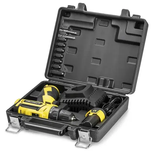 Дрель-шуруповерт аккумуляторный Trotec PSCS 11-12V с АКБ и ЗУ + кейс (4410000102) - фото 6