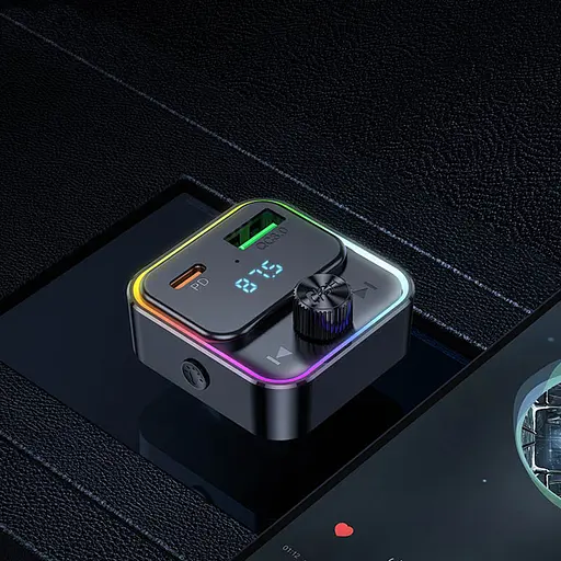 АЗУ FM модулятор Hoco E81 Fantasy 30W (1USB-A/1C) - фото 7