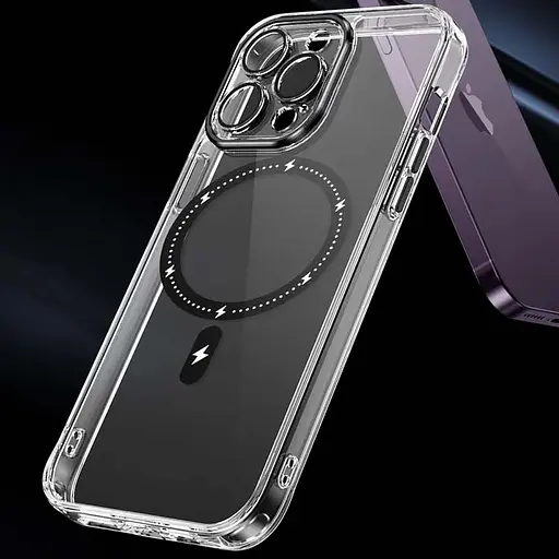 Чохол Epik TPU+PC Colorful with MagSafe для Apple iPhone 12 Pro 6.1 Black - фото 5