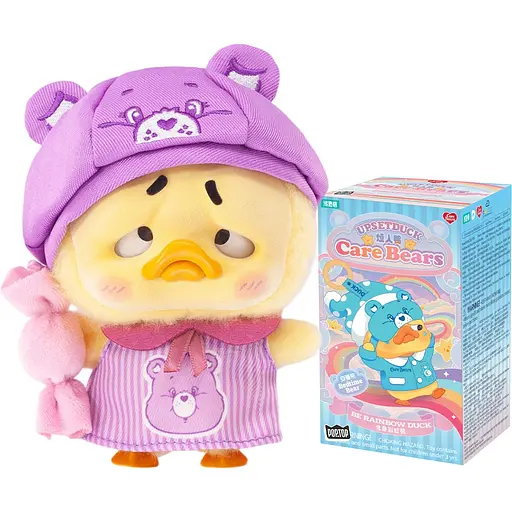 М'яка іграшка Pop Top Upset Duck x Care Bears Будь веселкою з кільцем (AP17183806800C) - фото 1