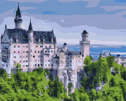 Картина за номерами на підрамнику Brushme Літній замок