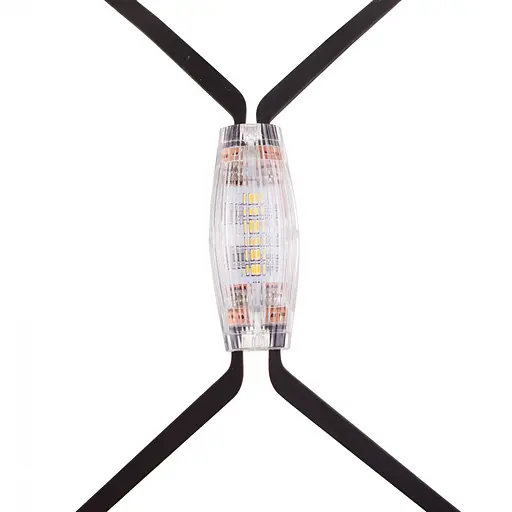 Люстра Brille світлодіодна підвісна 72W WW BK (BR-01 672S/72) - фото 2