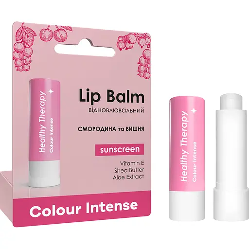 Бальзам для губ Colour Intense Healthy Therapy Відновлюючий 06 Смородина та Вишня 5 г - фото 2