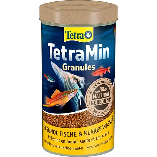 Корм Tetra Min Granules для акваріумних рибок гранули 200 г 500 мл