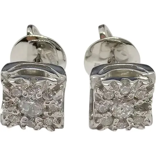 Срібні сережки Qvaliz з фіанітами. 90200101