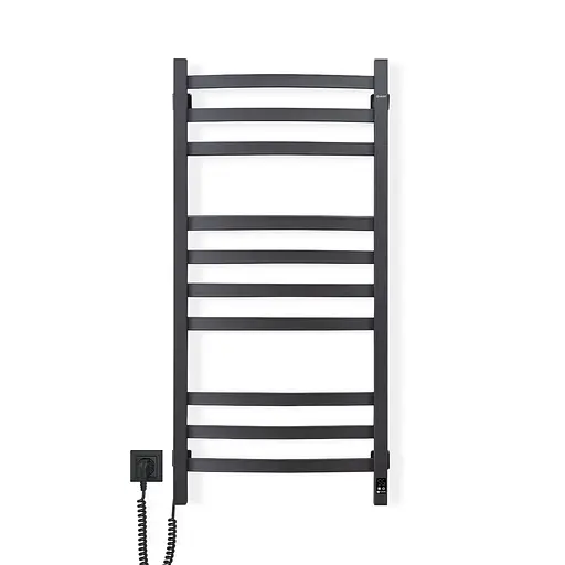 Електрична рушникосушка Navin Avalon 480x1000 Sensor ліва, чорний муар 10-043153-5010, Чорний матовий, Ліве, Електронний - фото 4