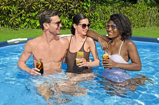 Каркасный бассейн Bestway STEEL PRO 366х76 большой с фильтром и насосом 56679 - фото 9