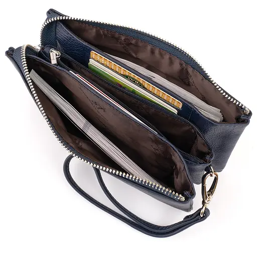 Женский кожаный кошелек-клатч ST Leather 19.2х10х2 см acs0015943 - фото 4