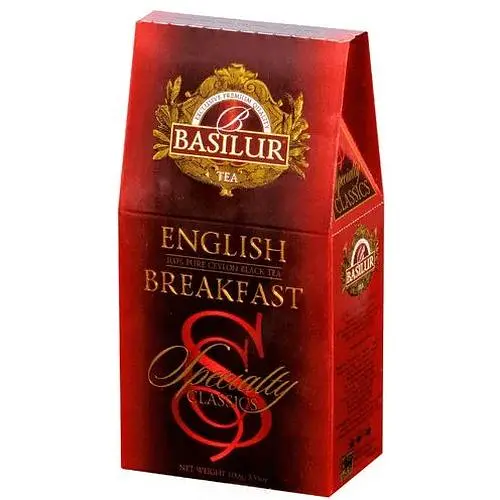 Чай черный Basilur Английский завтрак картон 100 г - фото 1