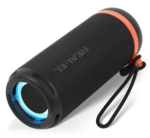 Портативная колонка Real-El RX711 10W Bluetooth TWS, RGB, Black - фото 5